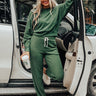 You Know The Drill Joggers In Olive Image - 1