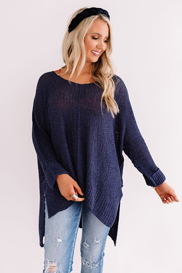 Colorado Woods Knit Sweater In Navy Image - 1