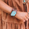 The Lyra Leather Cuff Bracelet Image - 1