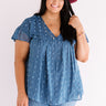 Autumn Edit Babydoll Top In Riverside   Curves Image - 1