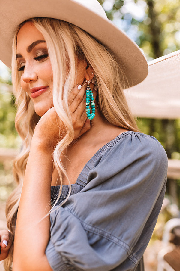 Love Bandit Turquoise Earrings Image - 1