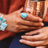 Simply Clever Turquoise Ring Image - 1