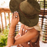 Outfit Goals Faux Suede Hat In Olive Image - 1