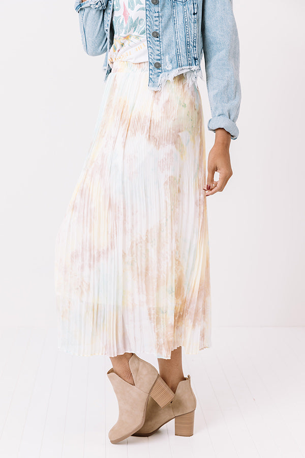 Brunch In Paris Watercolor Skirt Image - 1