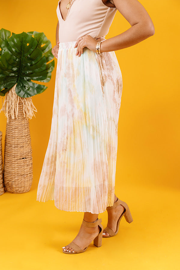 Brunch In Paris Watercolor Skirt Image - 3