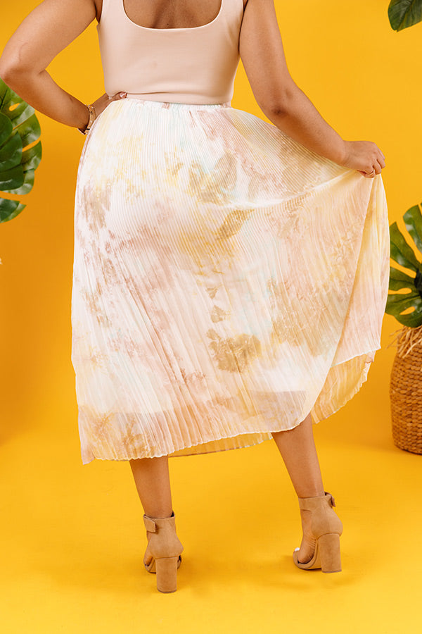 Brunch In Paris Watercolor Skirt Image - 4