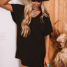 Modern Magic Tunic Dress In Black Image - 1