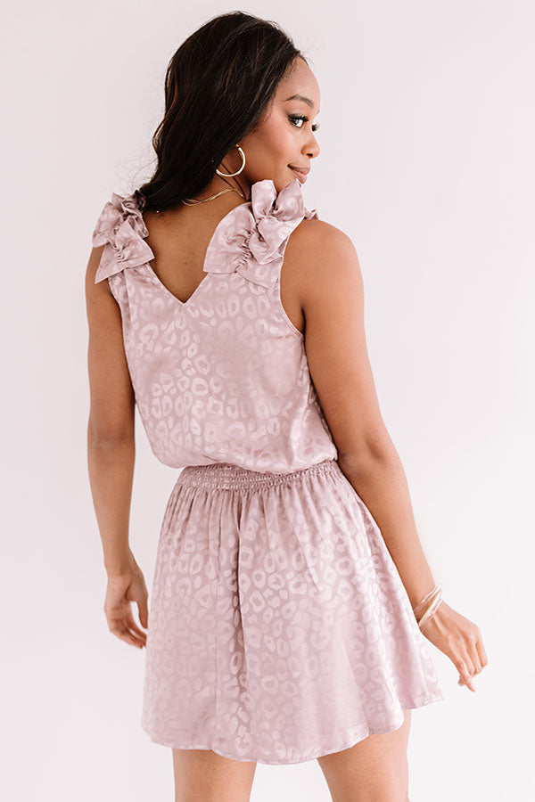 Outfit Goals Leopard Dress In Heirloom Lilac Image - 4