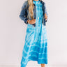 Fiji Float Tie Dye Maxi In Ocean Blue Image - 1