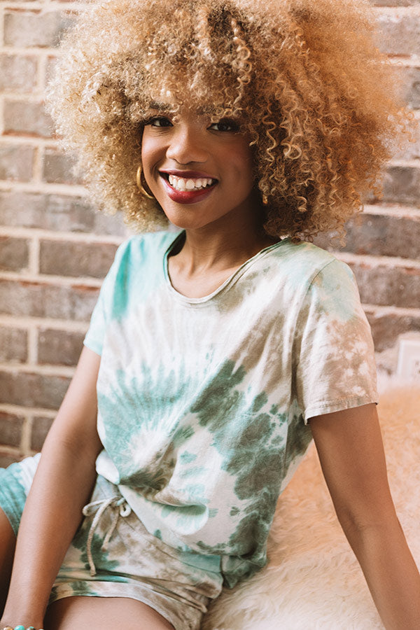 Down To Snuggle Tie Dye Shift Tee Image - 5