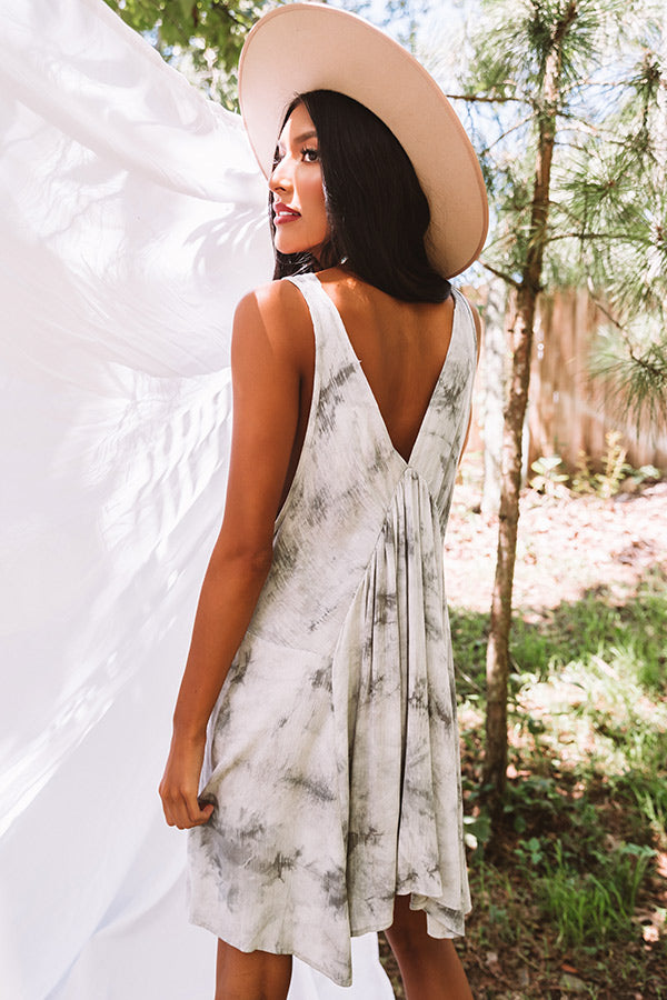 Taking Pictures Tie Dye Babydoll Dress • Impressions Online Boutique