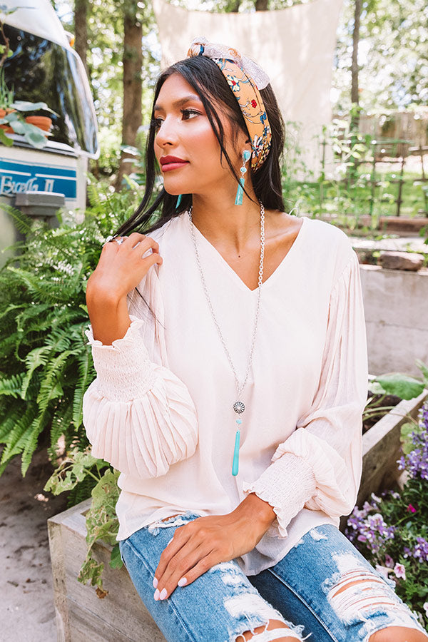 Sparks And Kisses Shift Top In Cream Image - 5