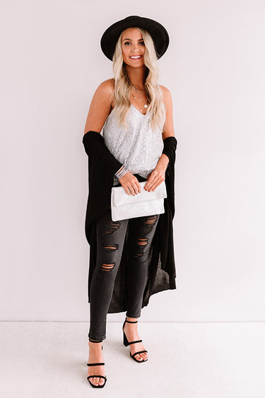 Getting Glam Sequin Tank in Blush Curves