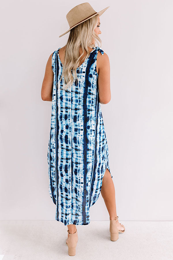 Admire From Afar Tie Dye Midi Image - 5