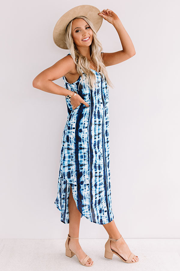 Admire From Afar Tie Dye Midi Image - 2