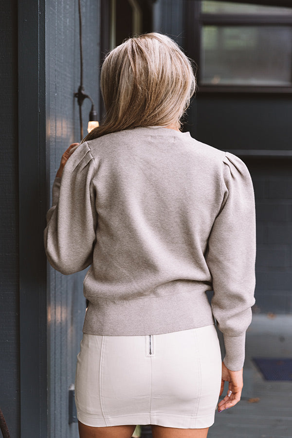 Foggy Nights Sweater in Taupe Image - 5