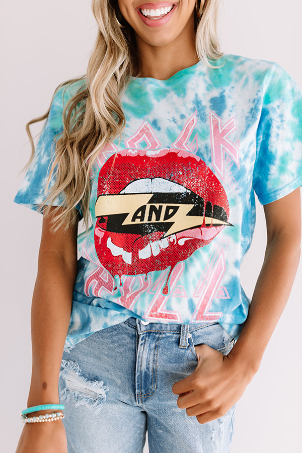 Rock And Roll Tie Dye Tee Image - 4
