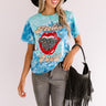 Feelin' Good Tie Dye Tee In Blue Image - 1