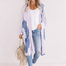 Hand In Hand Tie Dye Cardigan In Lavender Image - 1