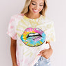 Talkin' Tie Dye Tee In Yellow Image - 1
