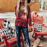 Hudson Valley Plaid Top In Red Image - 1
