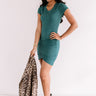 Simply Clever Dress In Hunter Green Image - 1