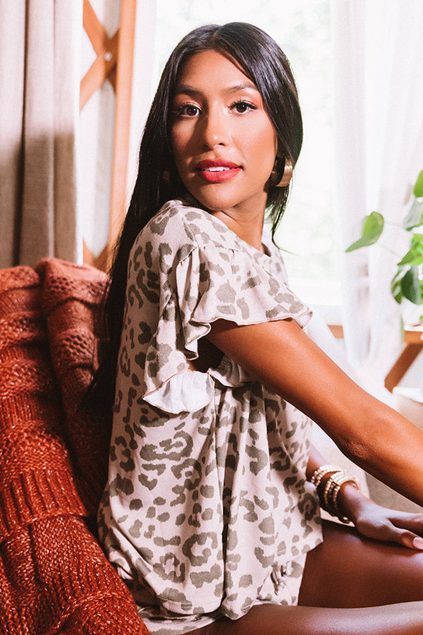 Early Mornings Leopard Shift Tee Image - 5