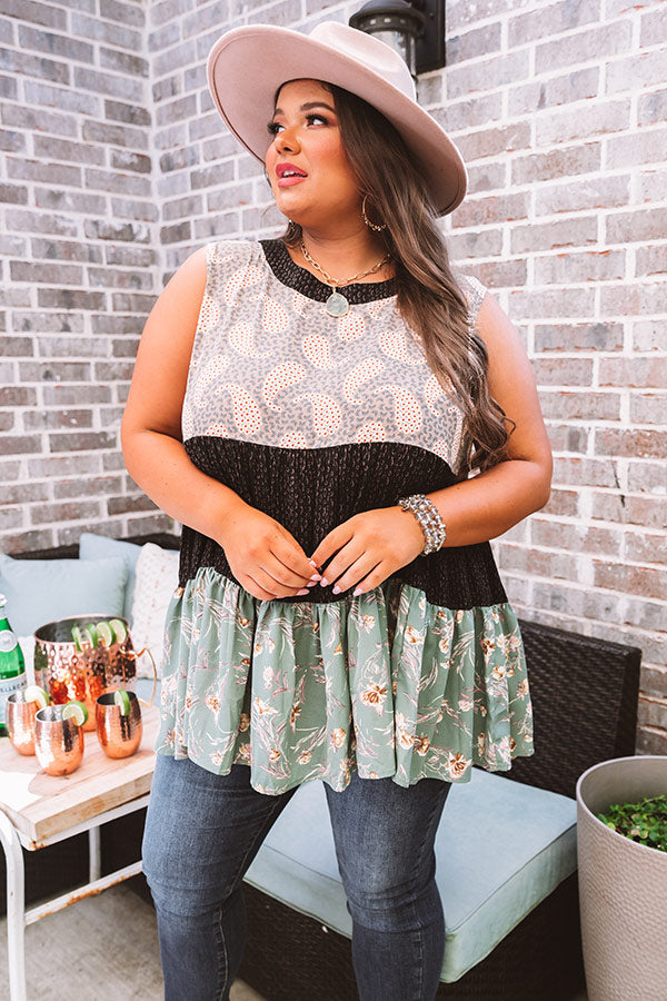 Winery Welcome Shift Top In Taupe Curves Image - 1