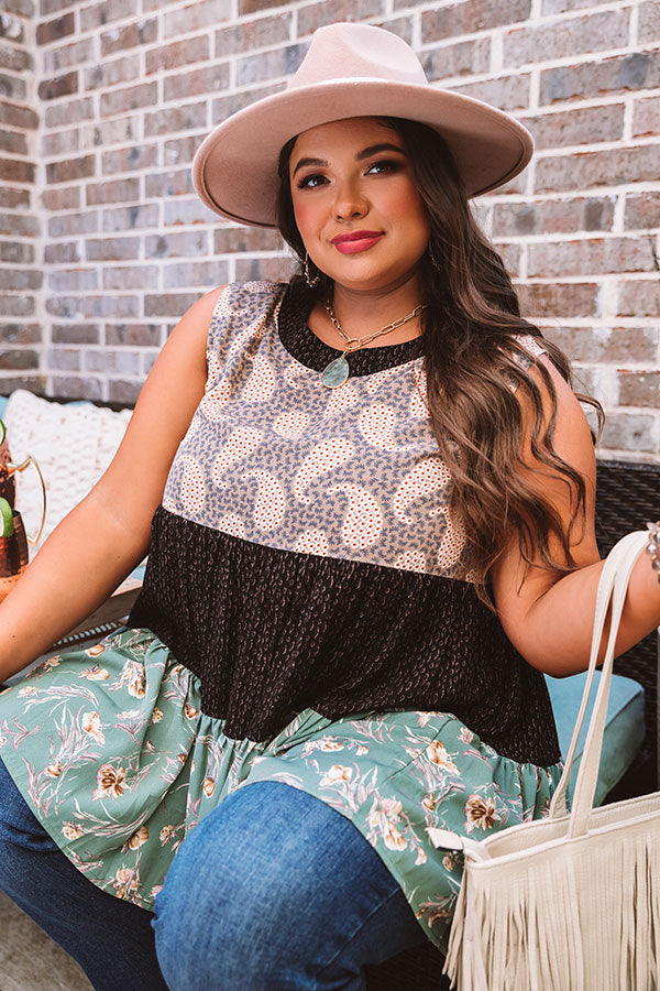 Winery Welcome Shift Top In Taupe Curves Image - 5