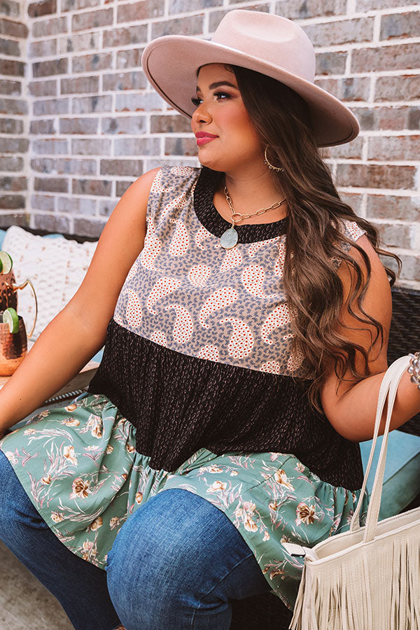 Winery Welcome Shift Top In Taupe Curves Image - 4