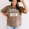 Cool Mom Leopard Shift Top In Brown Curves Image - 1