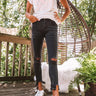 The Elly Midrise Distressed Ankle Skinny Image - 1