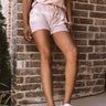 Sweet Siesta Tie Dye Shorts In Blush Image - 1