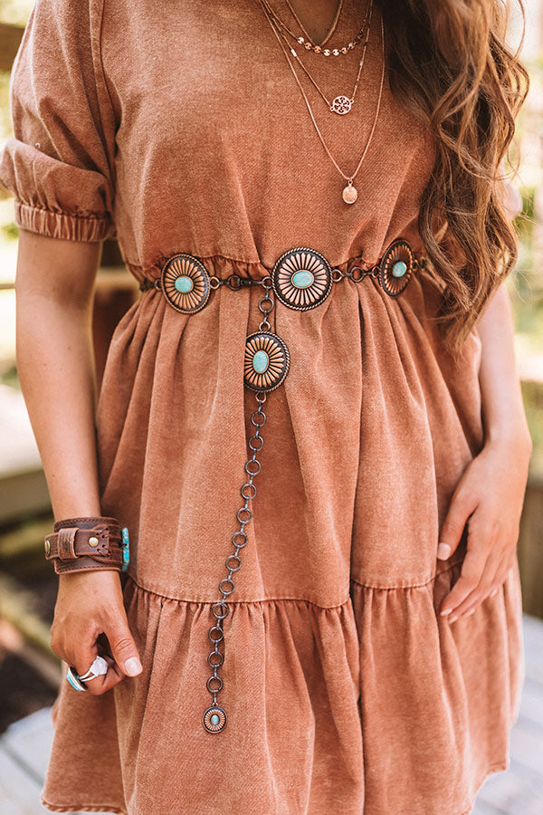 Desert Moon Concho Belt Image - 2