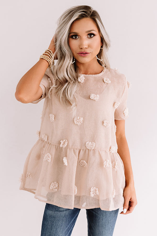 Love Bandit Shift Top in Taupe Image - 3