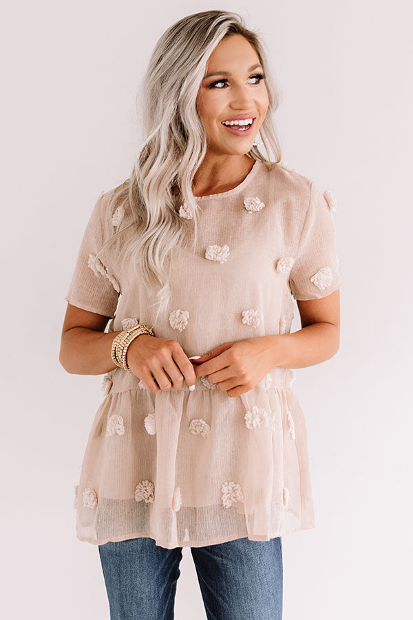 Love Bandit Shift Top in Taupe Image - 1