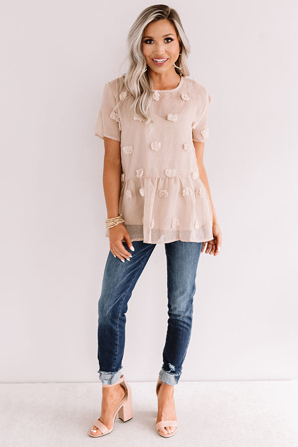 Love Bandit Shift Top in Taupe Image - 5