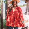 Sweeter Than Pie Babydoll Top In Rust Curves Image - 1