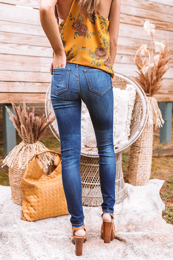 KanCan The Christen High Waist Button Up Skinny Image - 5