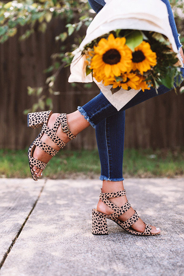 The Tauri Cheetah Print Heel Image - 2