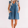 Sway Into Style Eyelet Romper In Blue Image - 1
