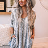 Clear The Air Snake Print Tunic Dress Image - 1