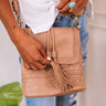 Tribeca Treat Faux Leather Crossbody In Iced Mocha Image - 1