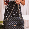 Pretty Style Quilted Tote In Black Image - 1