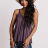 Effortless Attraction Shift Tank In Royal Plum Image - 1
