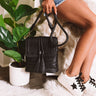 Tribeca Treat Faux Leather Crossbody In Black Image - 1