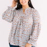 Love In Tribeca Shift Top In Airy Blue Curves Image - 1