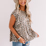 Grabbing Lattes Leopard Tee Image - 1