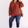Love In Tribeca Shift Top In Dark Rust  Curves Image - 1