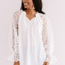 High Standard Shift Top In White Image - 1